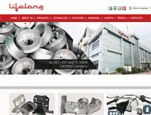 Tablet Screenshot of lifelongindia.com